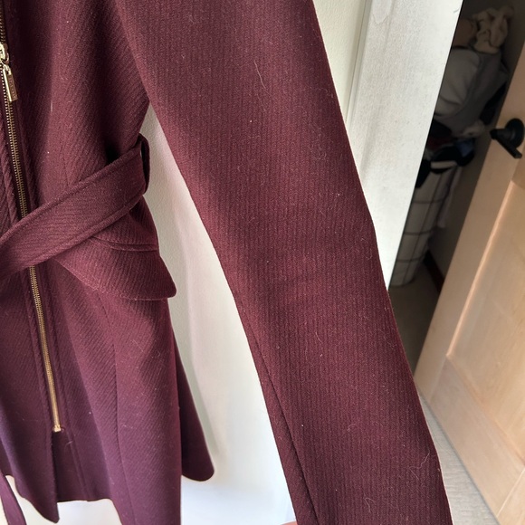 Cole Haan Signature Wool Belted Duffle Coat winter holiday women’s size 6 - Picture 4 of 9